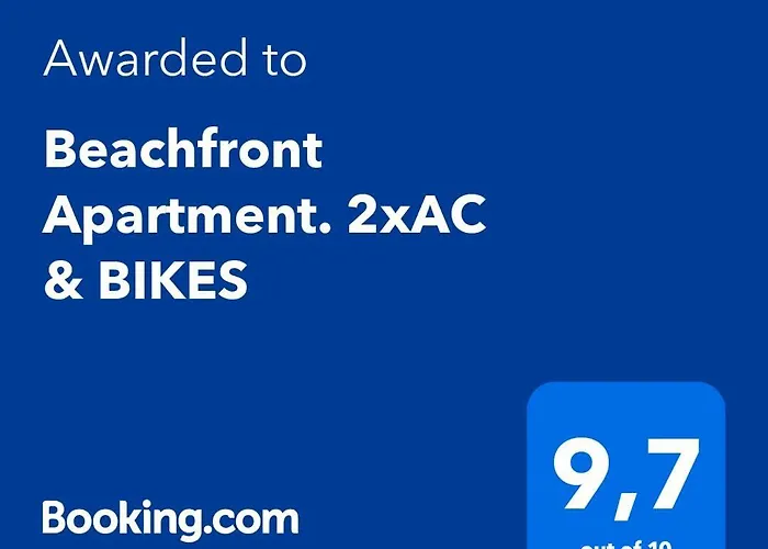Beachfront Apartment. 2xac & Bikes 公寓 波斯蒂勒