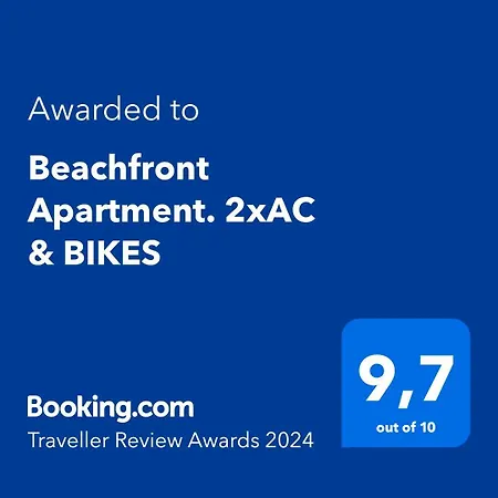Beachfront Apartment. 2xac & Bikes شقة بوستيرا